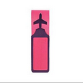 Colorful Travel Airplane Leather Luggage Tag